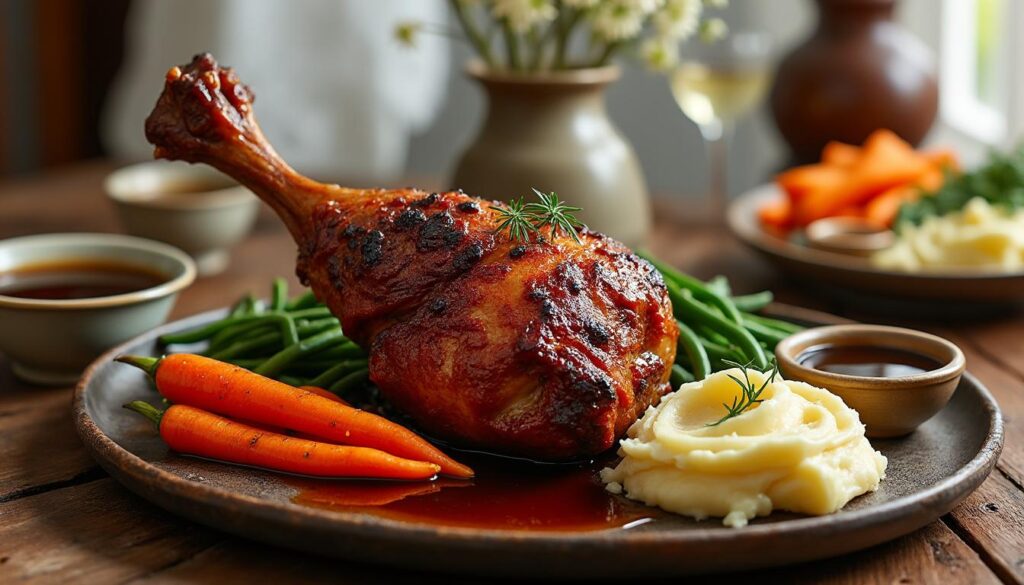 découvrez des idées simples et gourmandes pour accompagner vos cuisses de canard confit et sublimer vos repas avec des saveurs authentiques.