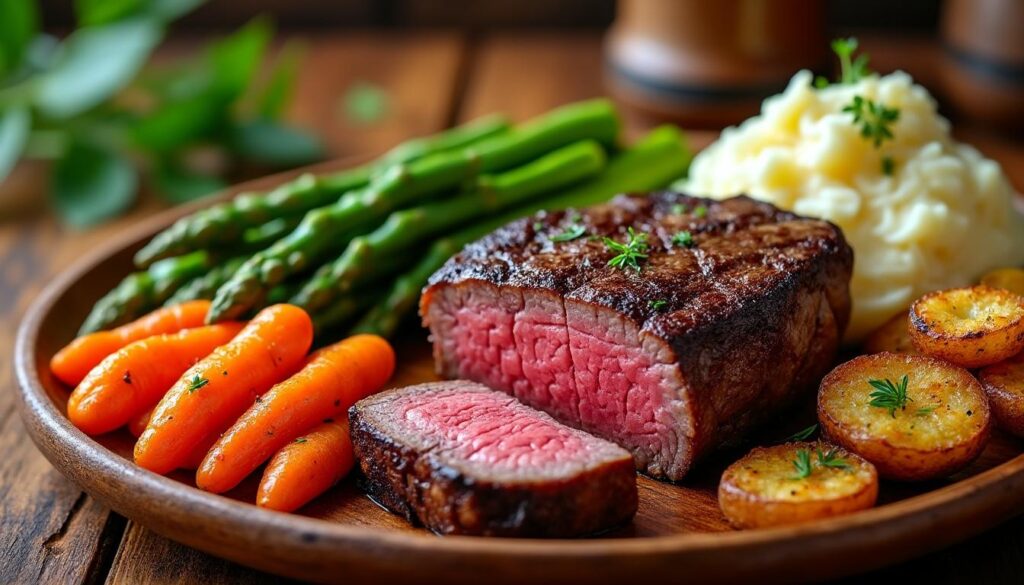 découvrez des idées simples et savoureuses d'accompagnement pour votre filet de bœuf avec des légumes variés et des féculents faciles à préparer.