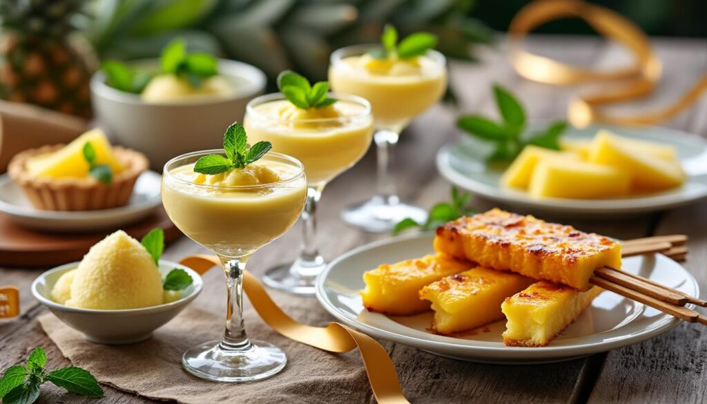 découvrez des recettes faciles et délicieuses d’ananas en dessert, parfaites pour toutes les occasions et qui raviront vos papilles.