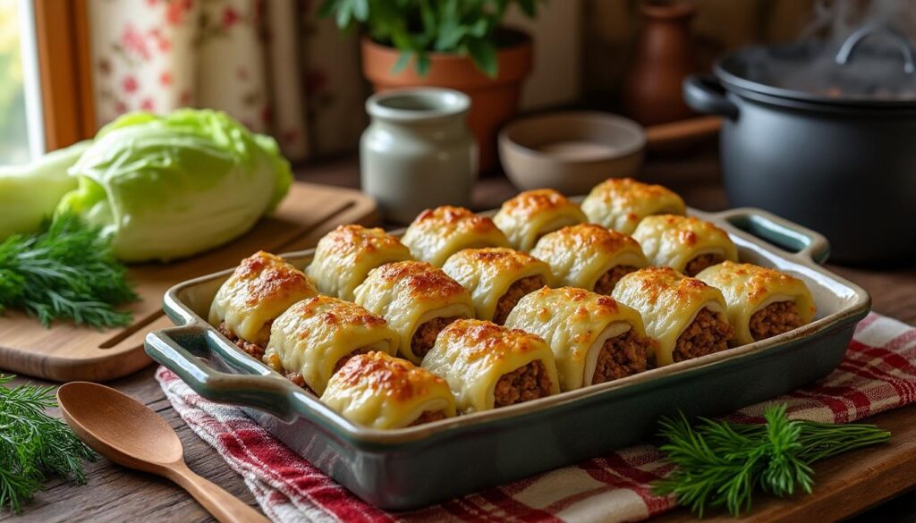 découvrez la recette authentique du chou farci, un classique de la cuisine de grand-mère, pour savourer un plat traditionnel et réconfortant.