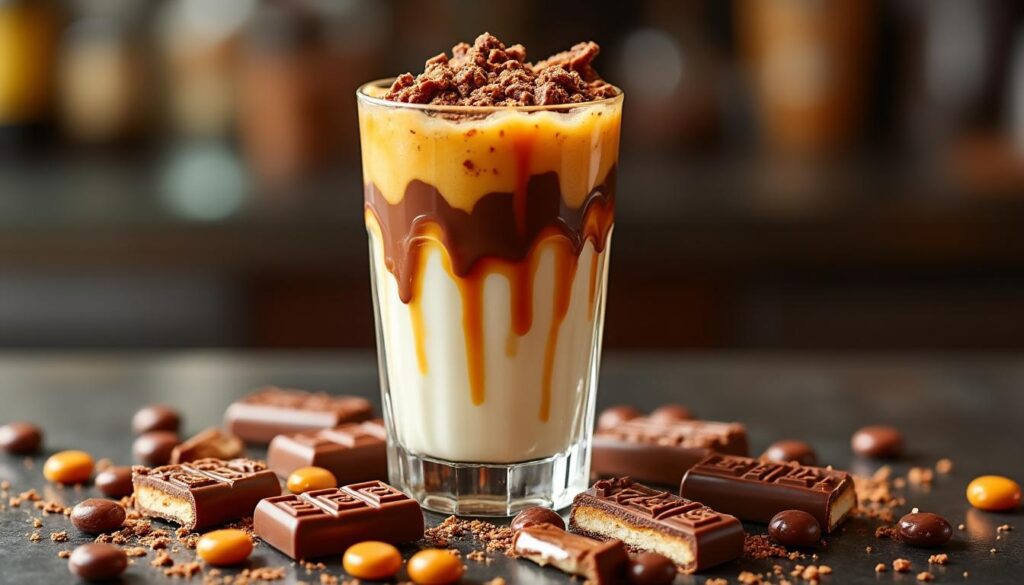 découvrez notre recette facile et gourmande du cocktail bonbon twix, parfait pour surprendre vos invités avec une saveur sucrée et originale.