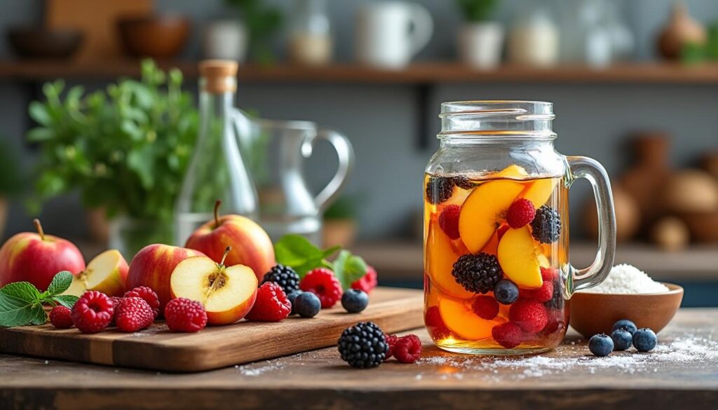 découvrez comment faire du vinaigre de fruit maison facilement et rapidement grâce à notre guide étape par étape. transformez vos fruits en un vinaigre naturel et savoureux !
