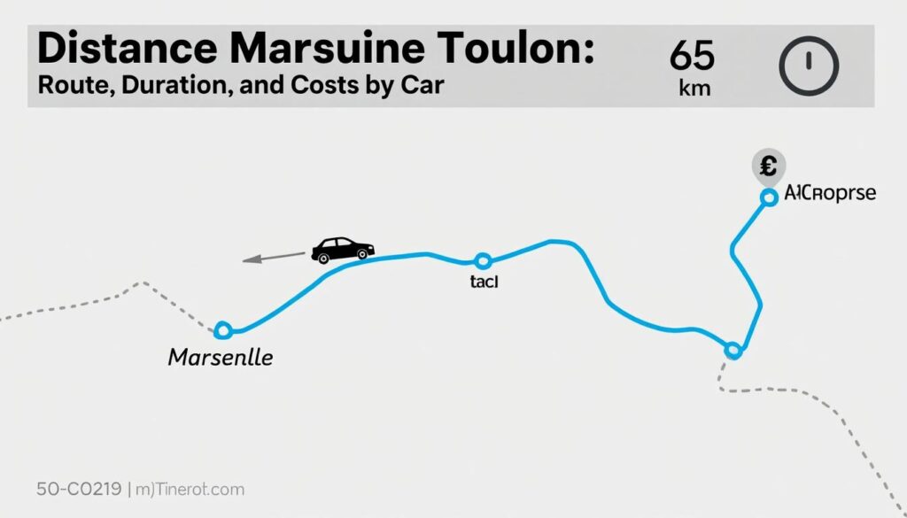 découvrez la distance entre marseille et toulon, ainsi que les informations essentielles sur le trajet, la durée de voyage et les coûts associés en voiture pour planifier votre déplacement en toute sérénité.