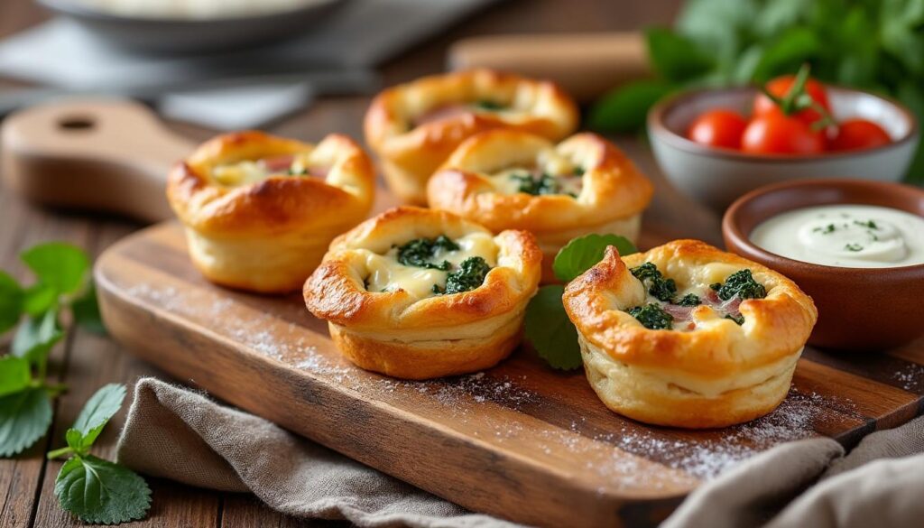 découvrez des recettes faciles et rapides de feuilletés apéro à préparer la veille pour des moments conviviaux sans stress.