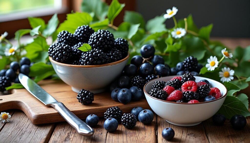 découvrez les bienfaits des fruits noirs, explorez leurs nombreuses variétés et apprenez des recettes faciles pour les intégrer à votre alimentation quotidienne.