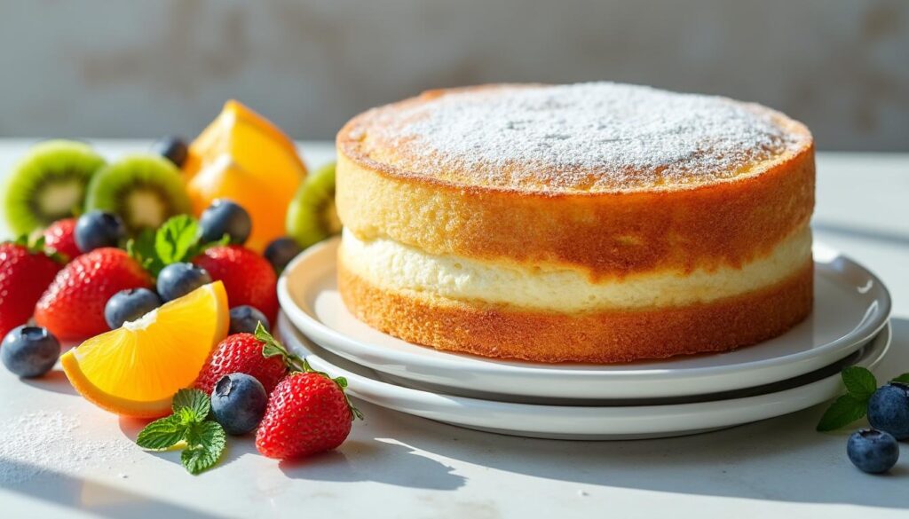 découvrez notre recette de gâteau léger, parfait pour accompagner une salade de fruits fraîche et saine, idéal pour une pause gourmande et équilibrée.