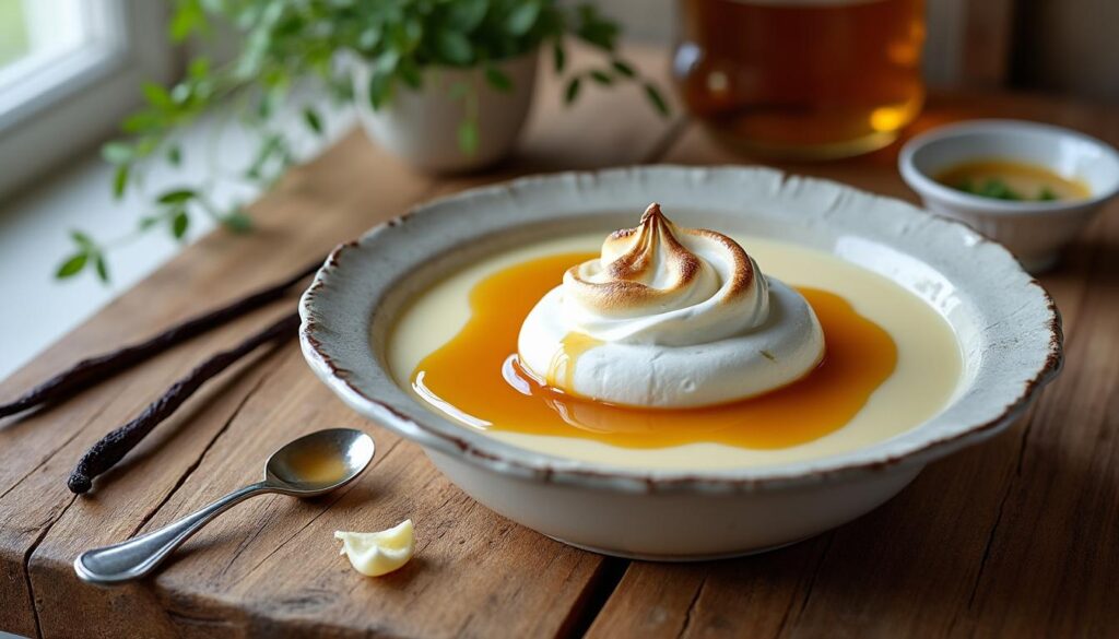 découvrez la recette traditionnelle de l'île flottante, facile à réaliser et authentique, comme chez grand-mère. un dessert léger et délicieux pour toutes les occasions.