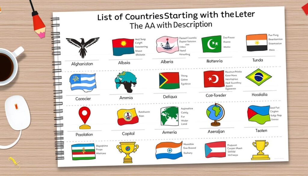 découvrez la liste complète des pays dont le nom commence par la lettre a, accompagnée d'une description détaillée de chacun.