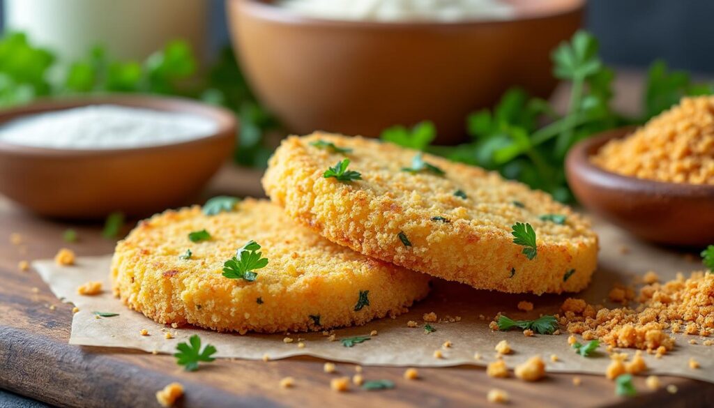 découvrez des astuces simples et efficaces pour réaliser une panure croustillante sans utiliser d'œuf, idéale pour des plats savoureux et légers.