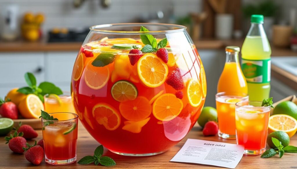 découvrez une recette facile de punch pour 50 personnes avec les quantités précises pour réussir votre boisson festive à coup sûr.