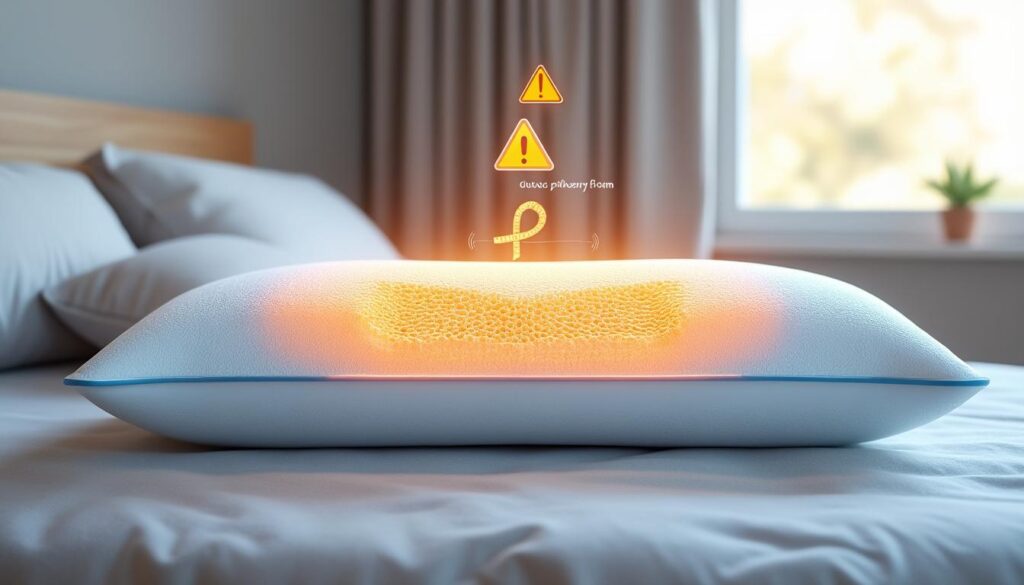 découvrez les risques potentiels des oreillers en mémoire de forme et les précautions essentielles à prendre pour un sommeil sûr et confortable.
