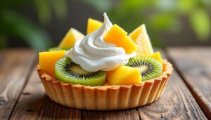 découvrez notre recette facile et rapide de tartelette nuage aux fruits exotiques, parfaite pour un dessert léger et gourmand qui ravira vos papilles.