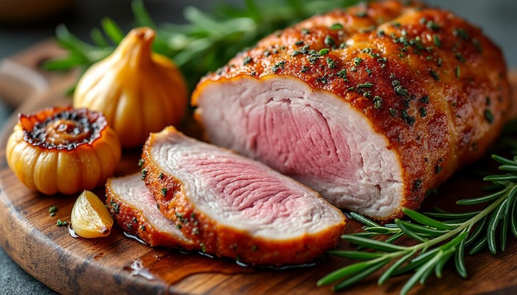 découvrez notre recette facile de rôti de porc au air fryer pour une cuisson rapide et parfaite. savourez un plat tendre et juteux en un rien de temps !