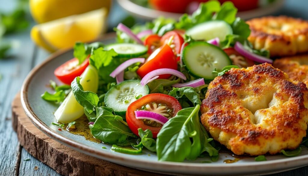 découvrez des idées fraîches et faciles de salades parfaites pour accompagner vos accras de morue et sublimer vos repas.