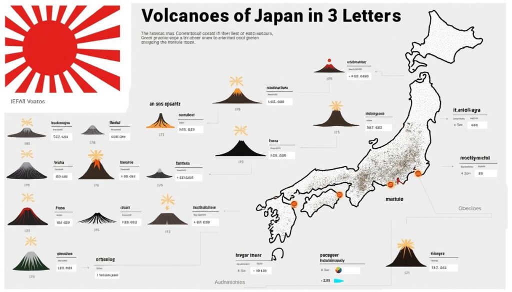 découvrez la liste complète des volcans du japon en 3 lettres avec des solutions fiables pour identifier chacun d'eux rapidement et facilement.