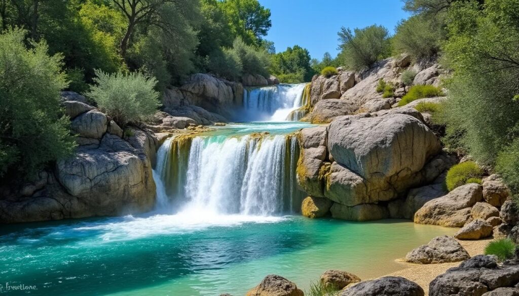 découvrez la cascade du sautadet, un site naturel exceptionnel dans le gard, réputé pour ses cascades spectaculaires et ses paysages à couper le souffle. parfait pour les amoureux de la nature et les aventuriers.