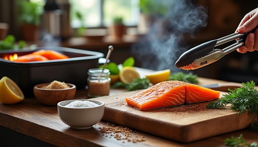 découvrez comment fumer du saumon maison facilement et rapidement grâce à notre guide pratique étape par étape. apprenez les techniques pour un saumon fumé savoureux et authentique.