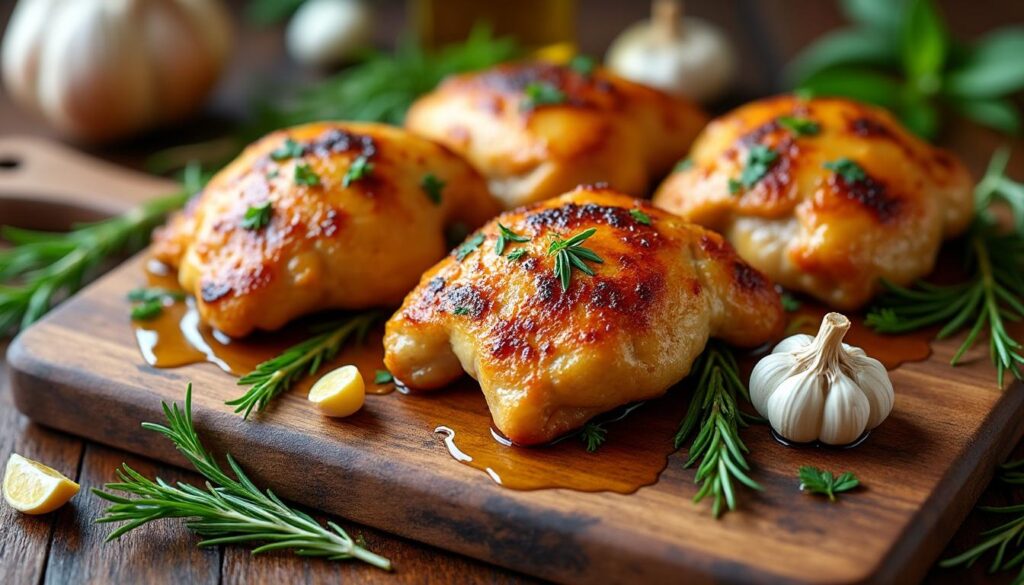 découvrez comment cuire des cuisses de poulet au four parfaitement grâce à nos conseils faciles et au temps de cuisson idéal pour une viande savoureuse et tendre.
