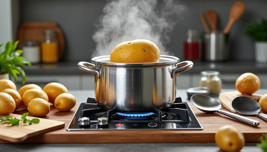 découvrez comment cuire rapidement et parfaitement vos pommes de terre à la cocotte minute grâce à notre guide précis et facile à suivre.