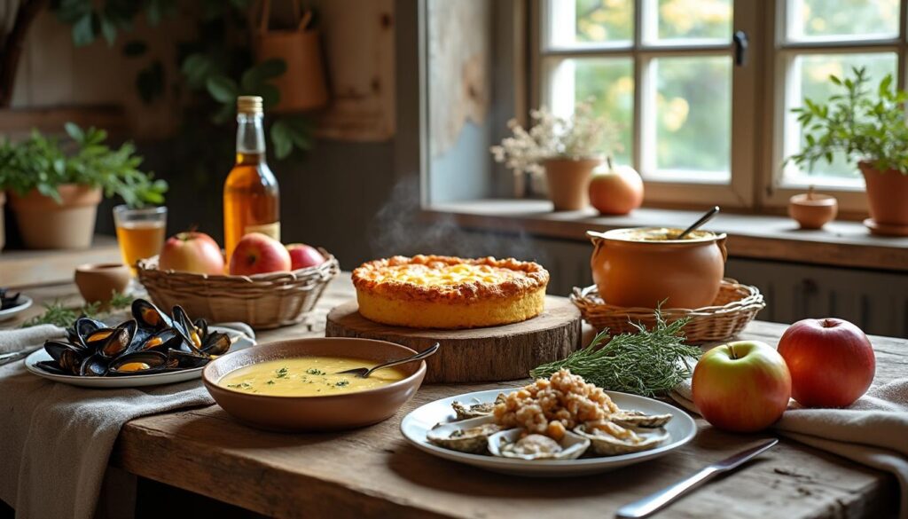 découvrez les recettes traditionnelles et spécialités du plat normand, pour savourer les richesses culinaires de la normandie.