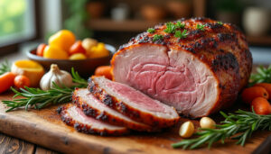découvrez le guide complet pour réussir un rôti de porc moelleux au four avec les temps de cuisson idéaux et des astuces pratiques pour un résultat parfait à chaque fois.