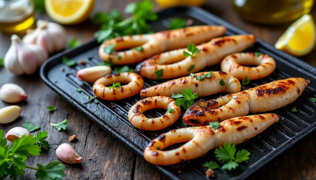 découvrez notre recette facile de chipirones à la plancha aux saveurs basques, idéale pour un repas savoureux et authentique.