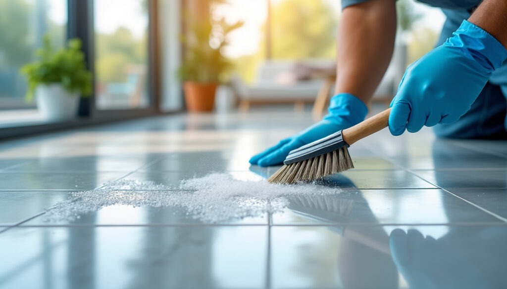 découvrez combien de temps il est recommandé de laisser agir l'acide chlorhydrique sur le carrelage pour un nettoyage efficace sans l'endommager.