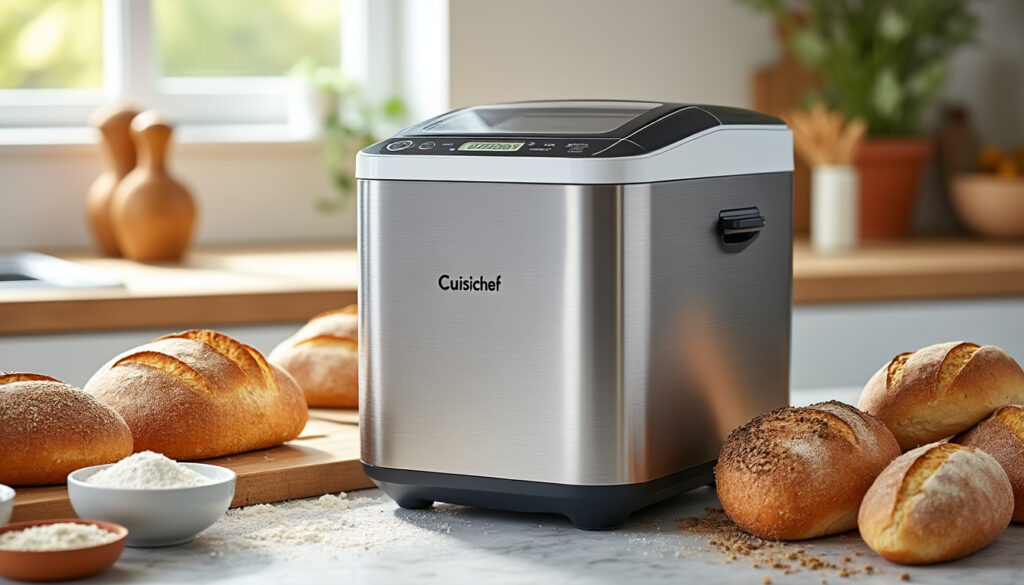 découvrez la machine à pain cuisichef et réalisez des recettes faciles et délicieuses à la maison. parfait pour les amateurs de pain frais et fait maison.