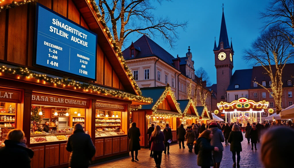 découvrez le marché de noël à maastricht 2025 : guide complet, horaires d'ouverture et activités festives pour toute la famille.