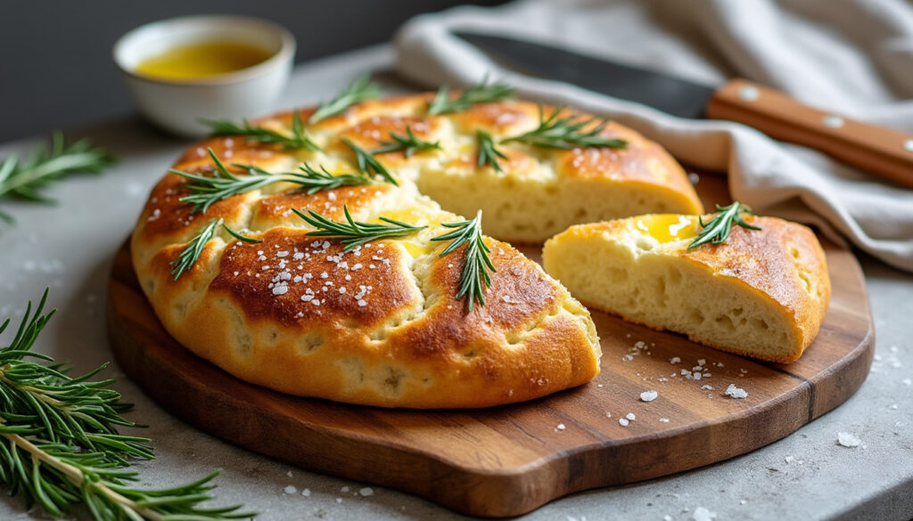 découvrez la recette facile de la focaccia moelleuse de cyril lignac, idéale pour régaler toute la famille avec un pain savoureux et authentique.