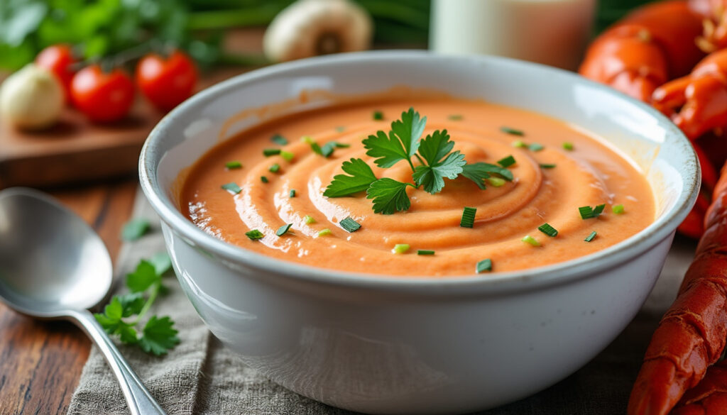 découvrez une recette facile et onctueuse de sauce à la bisque de homard, parfaite pour sublimer vos plats de fruits de mer avec gourmandise.