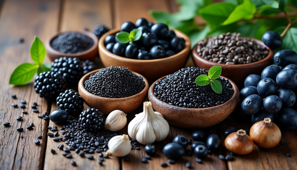 découvrez notre liste complète d'aliments noirs et leurs bienfaits pour la santé. apprenez comment intégrer ces superaliments riches en antioxydants dans votre alimentation quotidienne.