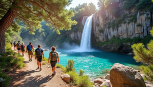découvrez la cascade de sorio en corse, un lieu idéal pour une randonnée en pleine nature suivie d'une baignade rafraîchissante dans un cadre sauvage et préservé.