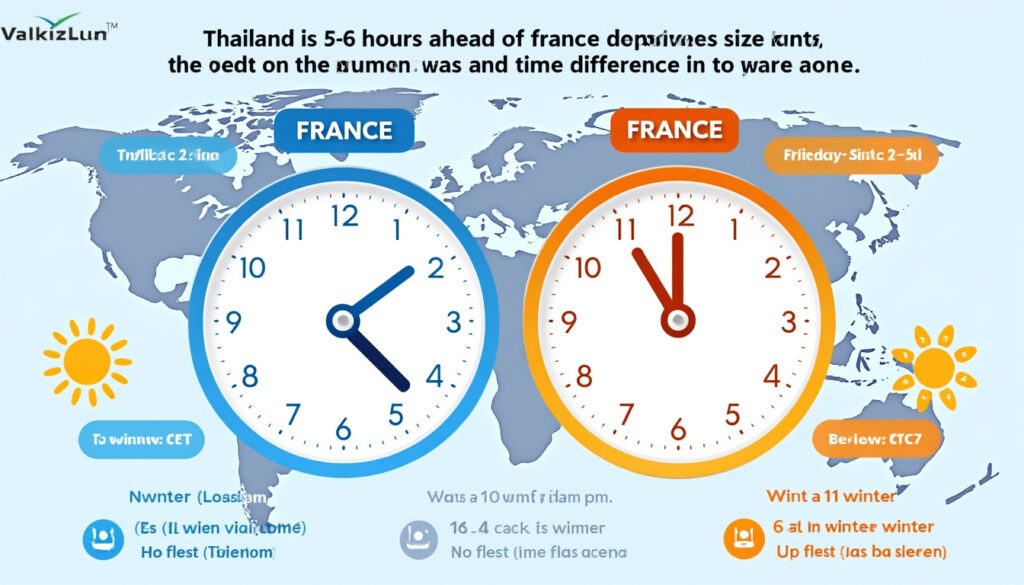 découvrez les différences de décalage horaire entre la thaïlande et la france selon les saisons pour mieux planifier vos voyages et communications.