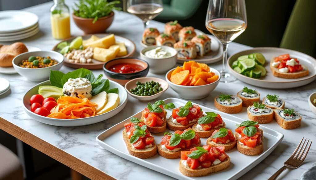 découvrez des recettes d'entrées faciles et chic, rapides à préparer, pour satisfaire tous les goûts et impressionner vos invités en un rien de temps.