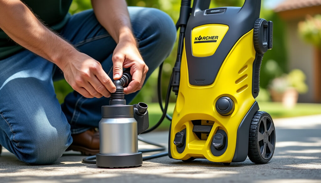 découvrez des solutions simples pour réparer votre karcher qui tourne sans monter en pression et retrouvez une puissance de nettoyage optimale rapidement.