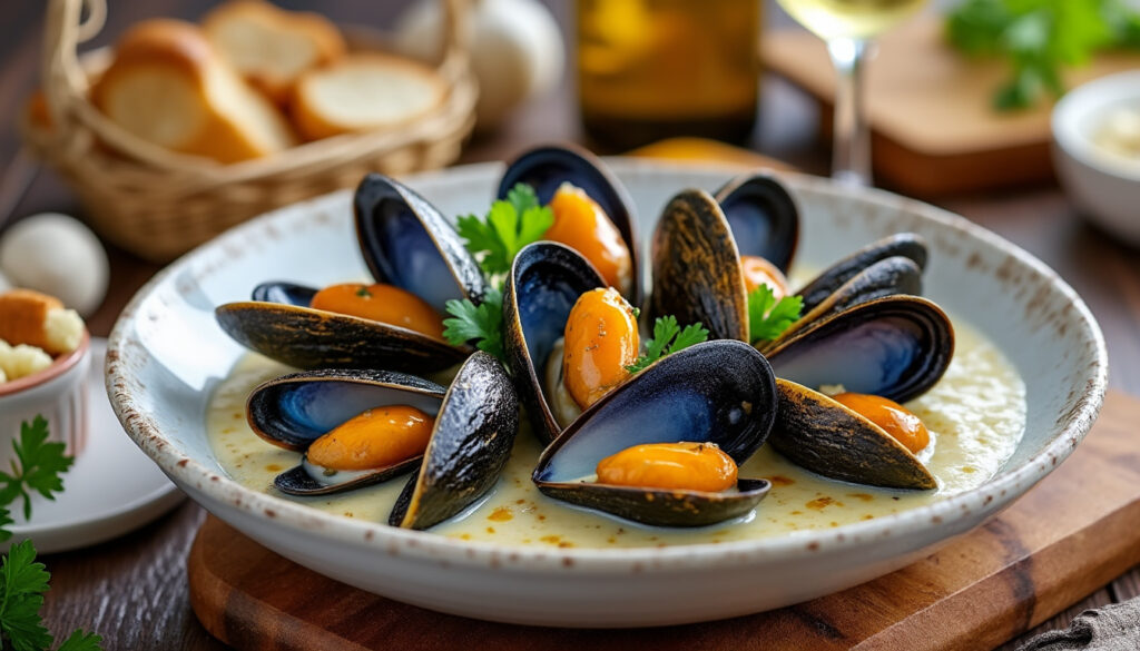 découvrez une recette de moules à la crème simple, rapide et délicieuse, parfaite pour un repas savoureux en toute simplicité.