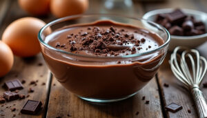 découvrez notre recette traditionnelle de mousse au chocolat, facile et rapide à réaliser pour un dessert gourmand et onctueux à l'ancienne.