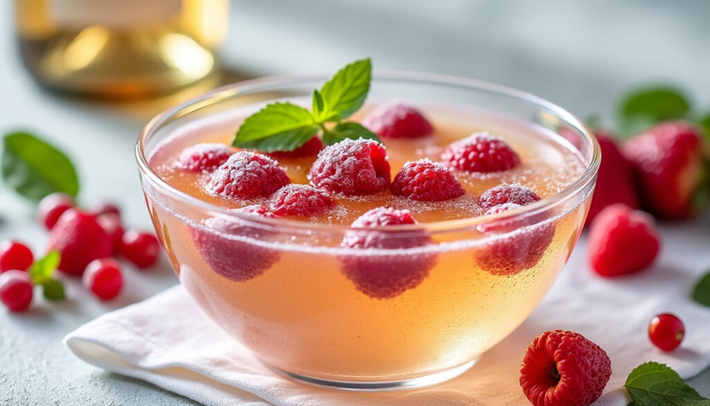 découvrez notre recette facile de soupe de champagne aux fruits rouges surgelés, idéale pour une entrée légère et fruitée qui ravira vos invités.