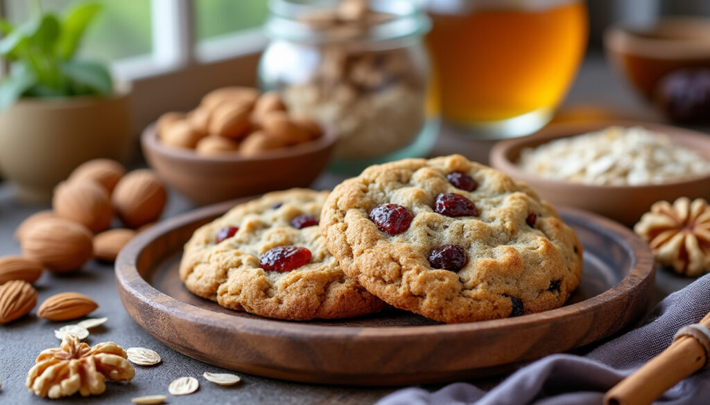 découvrez une recette facile et gourmande de cookies sans sucre, idéale pour une collation saine et savoureuse à préparer chez vous.