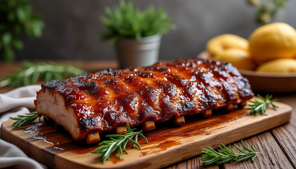 découvrez une recette simple et délicieuse de travers de porc fondant, cuit lentement au four pour une tendreté optimale. parfaite pour un repas savoureux et facile à préparer.