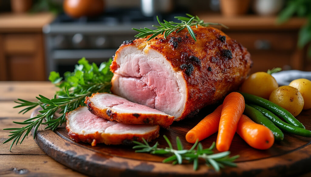 découvrez une recette simple pour préparer une rouelle de porc moelleuse avec une cuisson parfaite à chaque fois. suivez nos astuces pour un plat savoureux et fondant.