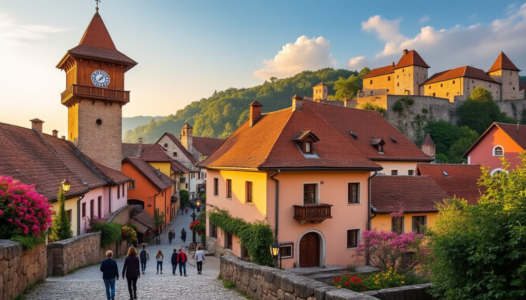 découvrez sighisoara, joyau médiéval de transylvanie, avec ses ruelles pittoresques, son histoire fascinante et son charme authentique. un voyage incontournable au cœur de l'europe.
