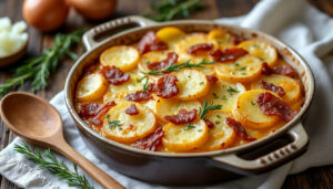 découvrez la recette authentique de la tartiflette grand-mère, simple et facile à réaliser pour un délicieux plat savoyard convivial.
