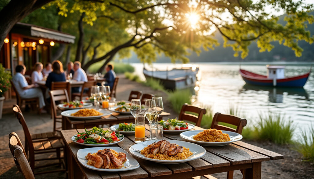 découvrez ponto final almada, un restaurant traditionnel situé en bord de rivière, offrant une cuisine authentique et une vue imprenable pour un repas inoubliable.